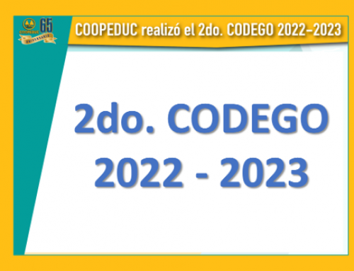 2° Consejo de Órganos de Gobierno 2022 – 2023