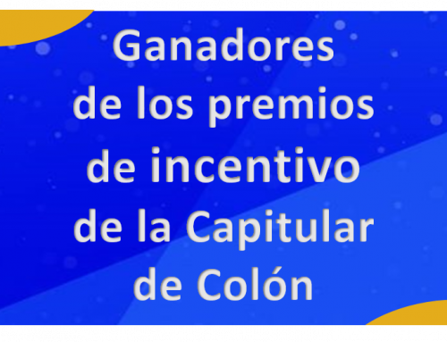 Listado de los ganadores de los incentivos por participación de la Capitular de Colón