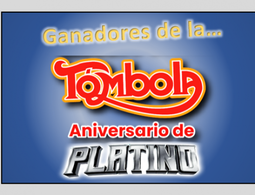 Ganadores de la Tómbola de Aniversario de Platino